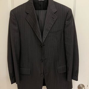 CANALI SUPER 130S US 38R 2 PC SUIT ITALIAN